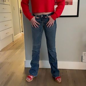 Medium wash blue MEK jeans